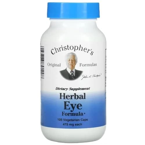 Christopher's Original Formulas Herbal Eye Formula - Eye Vitamins for Sight Care - Natural Eye Support Supplement with Whole Food Herbs for Optimal Visual Acuity thumbnail 1
