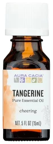 Aura Cacia Essential Oil, Tangerine, 0.5 Fl Oz | Uplifting & Refreshing Aromatherapy thumbnail 1