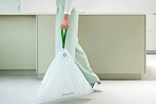 Brabantia PerfectFit Trash Bags 0.8 Gallon | Extra Strong Plastic Bin Liners with Tie Tape Handles thumbnail 5