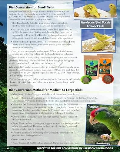 Harrison's Bird Foods Adult Lifetime Coarse 5lb | Certified Organic Non-GMO Bird Food for Medium & Large Parrots thumbnail 6