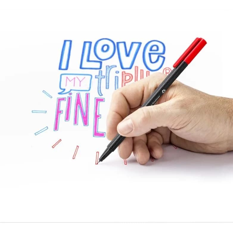 STAEDTLER Triplus Fineliner Pens, 0.3mm, Metal Clad Tip, 20-Pack, Assorted | Fine Metal Tip for Precise Writing thumbnail 6