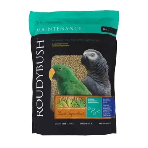 RoudyBush Daily Maintenance Bird Food Small Pellets 4.54 kg (10 lb) | Scientifically Formulated for Pet Birds thumbnail 1