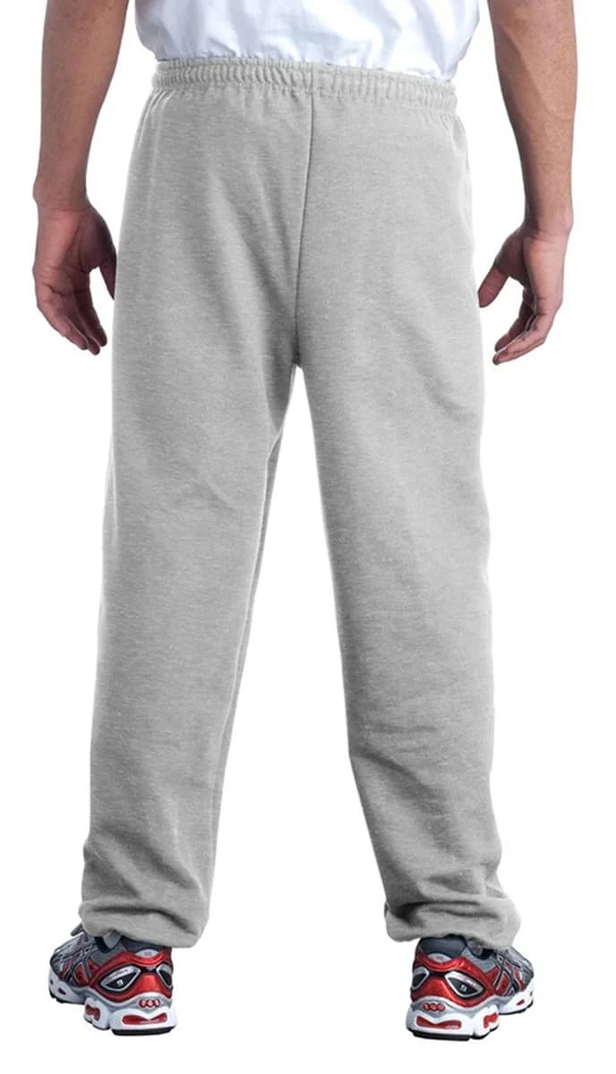 Gildan G182 Heavy Blend Sweatpants Large Navy | 7.75 oz Cotton-Polyester Fleece - view 2