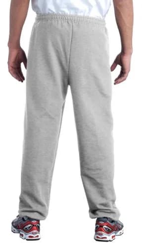 Gildan G182 Heavy Blend Sweatpants Large Navy | 7.75 oz Cotton-Polyester Fleece thumbnail 2