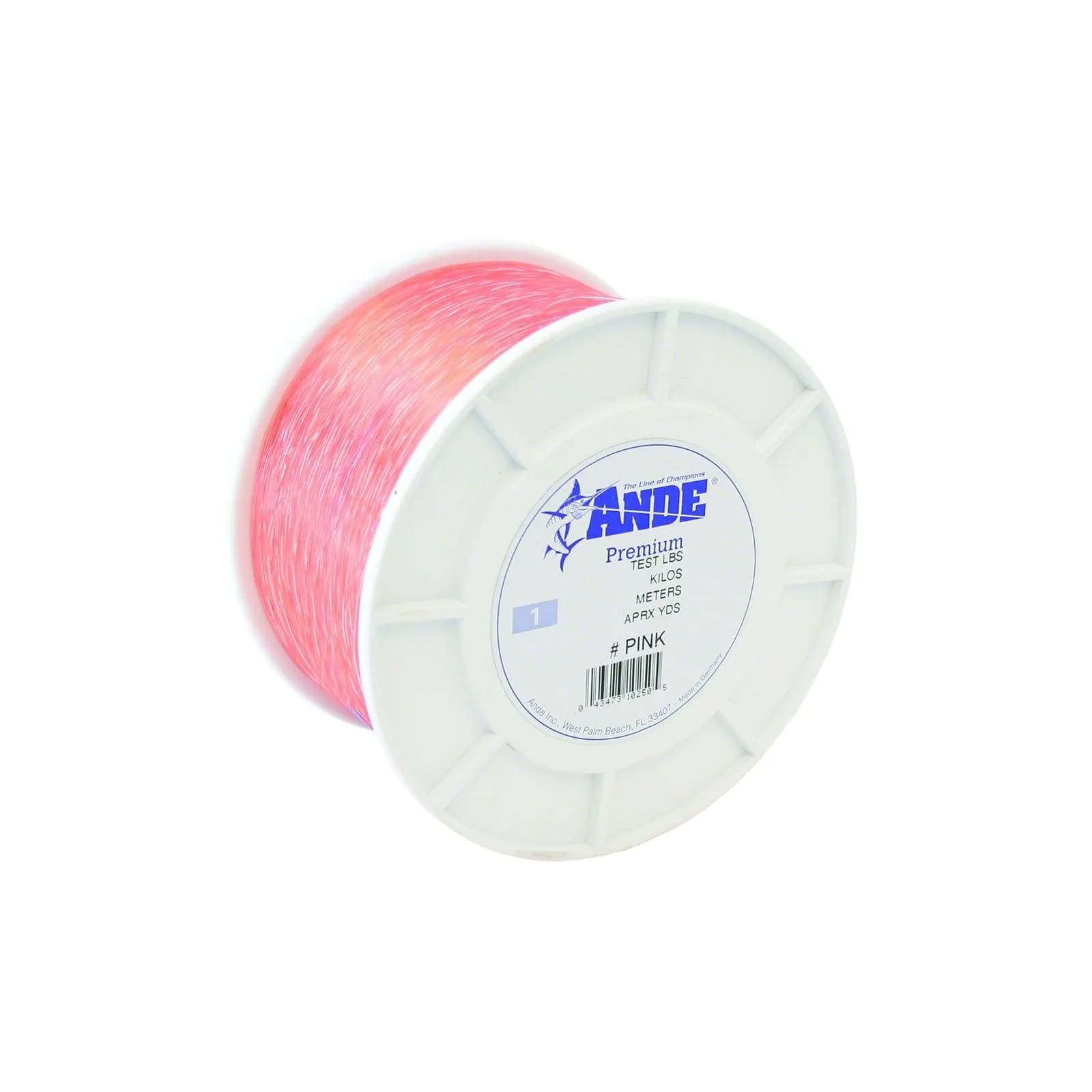 ANDE A1-40P Premium Mono | 40lb Test Nylon Fishing Line, Clear, 40lb, Monofilament, 1.25 lb package