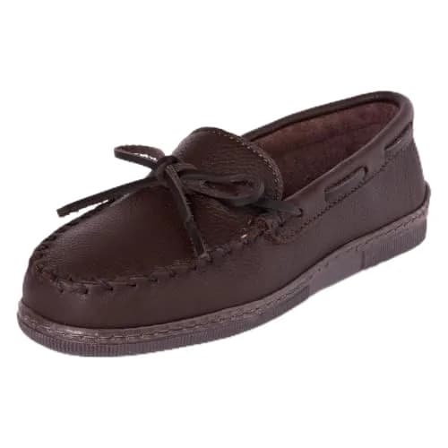 Minnetonka Moosehide Classic Moccasin 12 M US | Thick Moosehide Leather Casual Footwear thumbnail 1