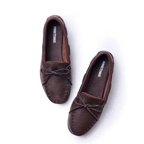 Minnetonka Moosehide Classic Moccasin 12 M US | Thick Moosehide Leather Casual Footwear thumbnail 2