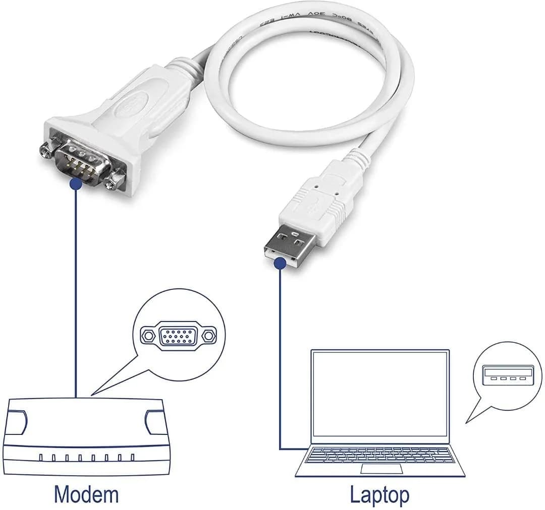 TRENDnet USB to Serial 9-Pin Converter Cable TU-S9 | 64cm (25 in.) - view 6