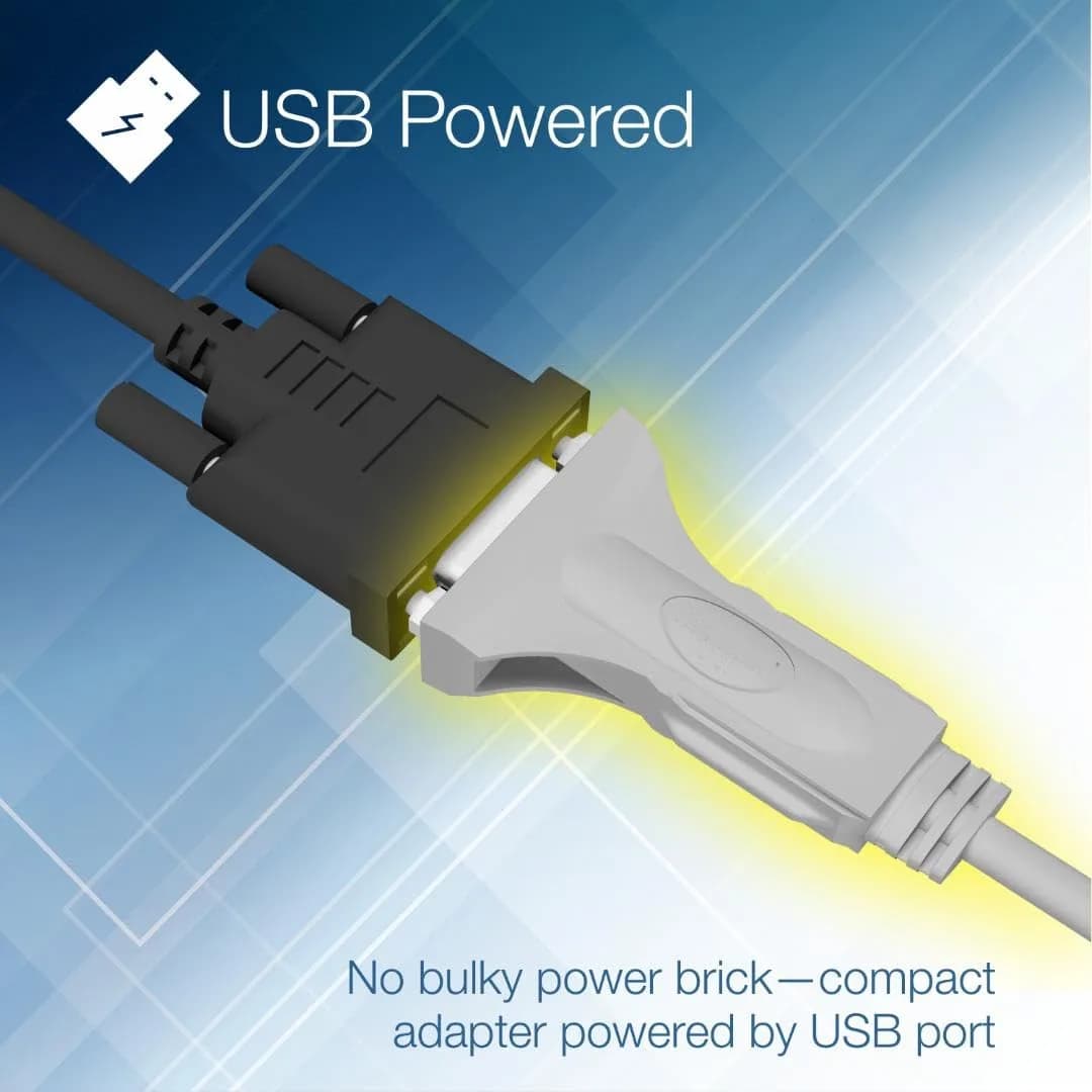 TRENDnet USB to Serial 9-Pin Converter Cable TU-S9 | 64cm (25 in.) - view 2