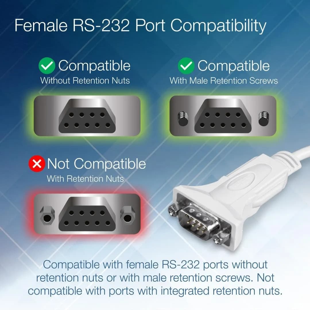 TRENDnet USB to Serial 9-Pin Converter Cable TU-S9 | 64cm (25 in.) - view 4