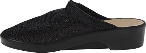 Arcopedico Women's Light Black Clog Shoe 6.5 M US | Signature Techno Elastic Knit Comfort thumbnail 2