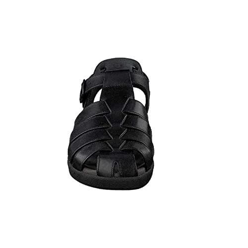 Mephisto Sam Sandals Black Leather 8 US | Classic Comfort & Support thumbnail 5