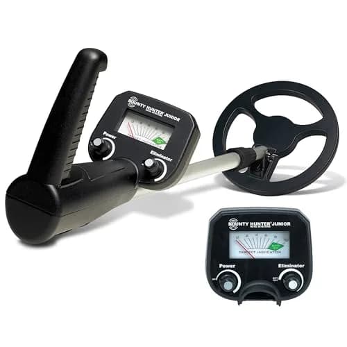 Bounty Hunter Junior Metal Detector for Kids | 15.2 cm (6") Coil, 22"-31.5" Adjustable Length thumbnail 1