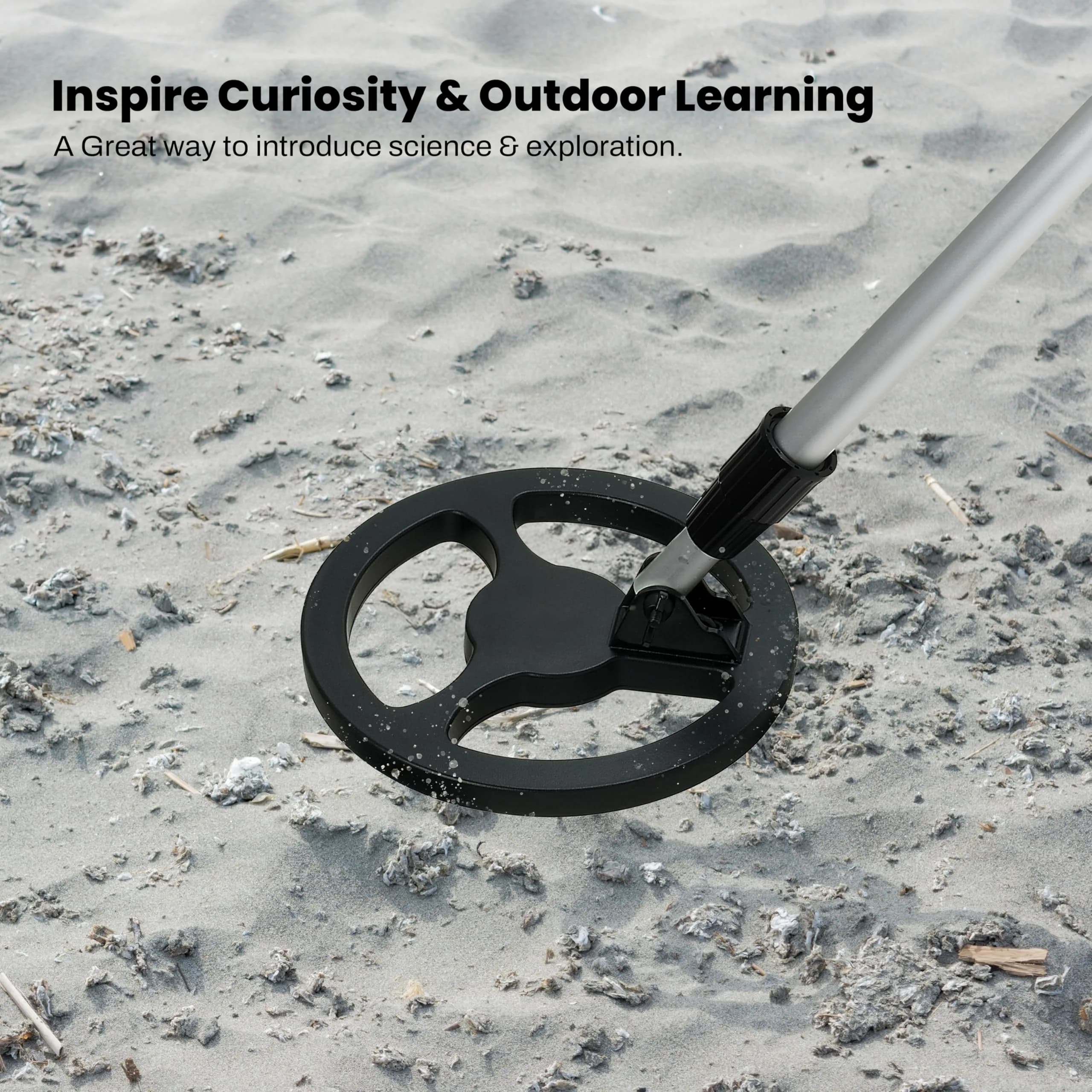 Bounty Hunter Junior Metal Detector for Kids | 15.2 cm (6") Coil, 22"-31.5" Adjustable Length - view 7