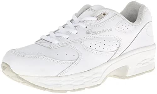 Spira Classic Leather Walking Shoe, White/White, 12.5 Wide | Energy Return & Comfort thumbnail 1