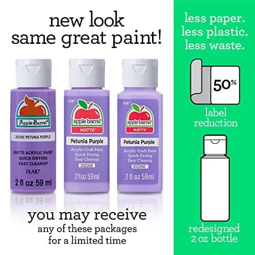 Apple Barrel Acrylic Paint, Neon Blue, 2 fl oz (59 ml) | Non-Toxic, Water-Based Craft Paint thumbnail 2