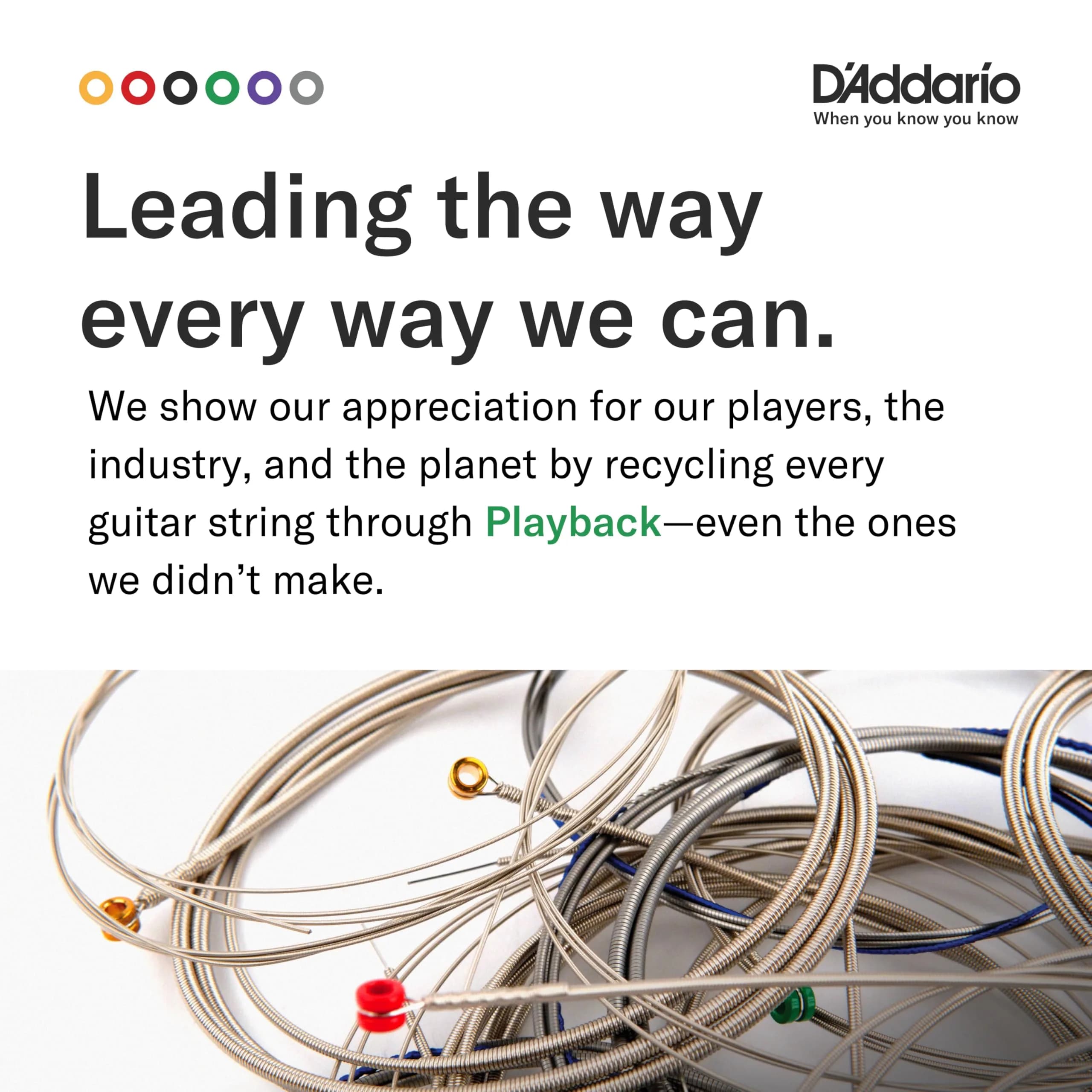 D'Addario EJ12 80/20 Bronze Acoustic Guitar Strings, Medium 13-56 Gauge Set | Bright Tone & Crisp Projection - view 7