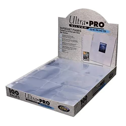 Ultra PRO 11-Hole Punch 9-Pocket Pages Silver Series | Acid-Free, UV Protected, 100 Pages thumbnail 4