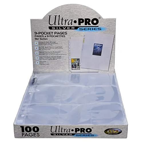 Ultra PRO 11-Hole Punch 9-Pocket Pages Silver Series | Acid-Free, UV Protected, 100 Pages thumbnail 3