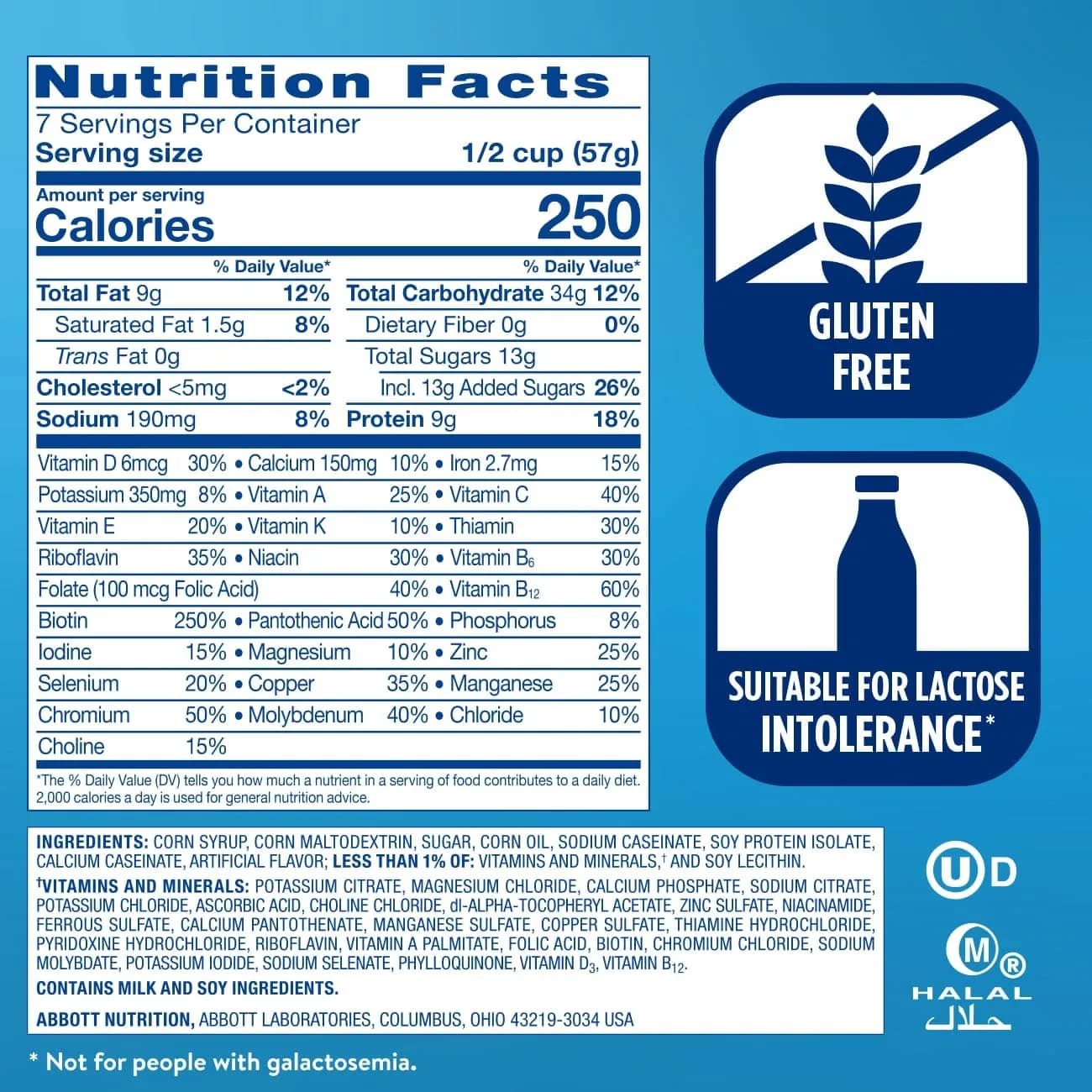 Ensure Original Nutrition Powder Vanilla 397g (14 oz) | 9g Protein Per Serving - view 5