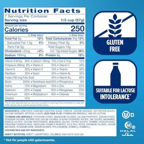 Ensure Original Nutrition Powder Vanilla 397g (14 oz) | 9g Protein Per Serving thumbnail 5