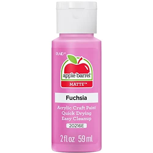 Apple Barrel Acrylic Paint Fuchsia 59ml (2 Fl Oz) | Non-Toxic Matte Finish for Crafts thumbnail 1