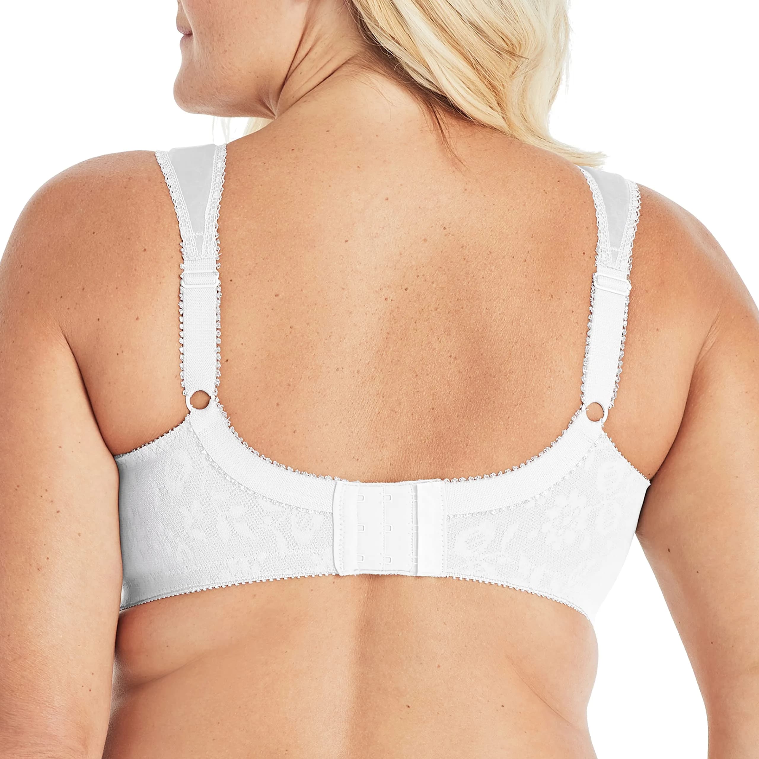 PLAYTEX Womens 18 Hour Original Comfort Strap Full Coverage Us4693, Available in Single and 2-Packs Bras, White, 42C US thumbnail 4