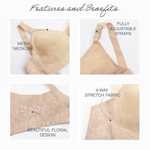 PLAYTEX 18 Hour Wireless Support Bra White 34B | Support & Comfort in India thumbnail 5