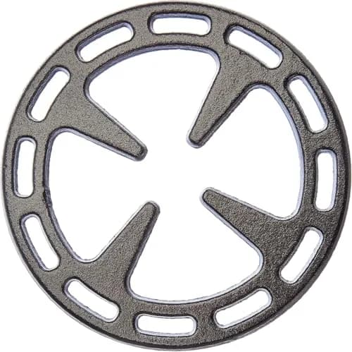 Ilsa Cast Iron Gas Stove Ring Reducer 12 cm (4.75 Inch) | Stabilizes Small Cookware on Gas Burners thumbnail 1