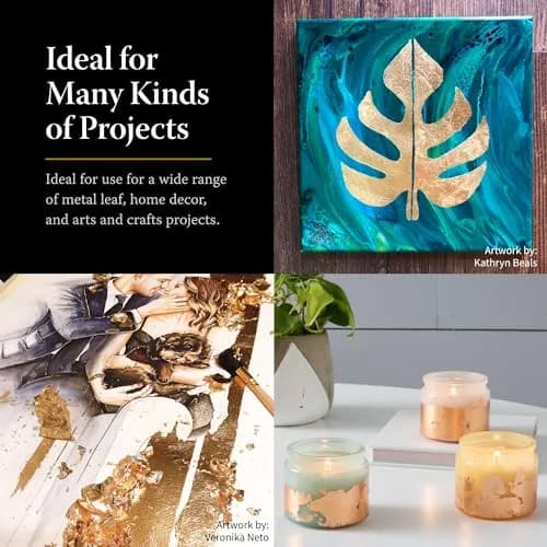 Speedball Mona Lisa Metal Leaf Adhesive 59ml (2 fl oz) | Water-Based Gilding Glue for Crafts thumbnail 4