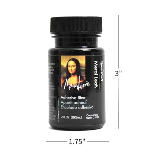 Speedball Mona Lisa Metal Leaf Adhesive 59ml (2 fl oz) | Water-Based Gilding Glue for Crafts thumbnail 3