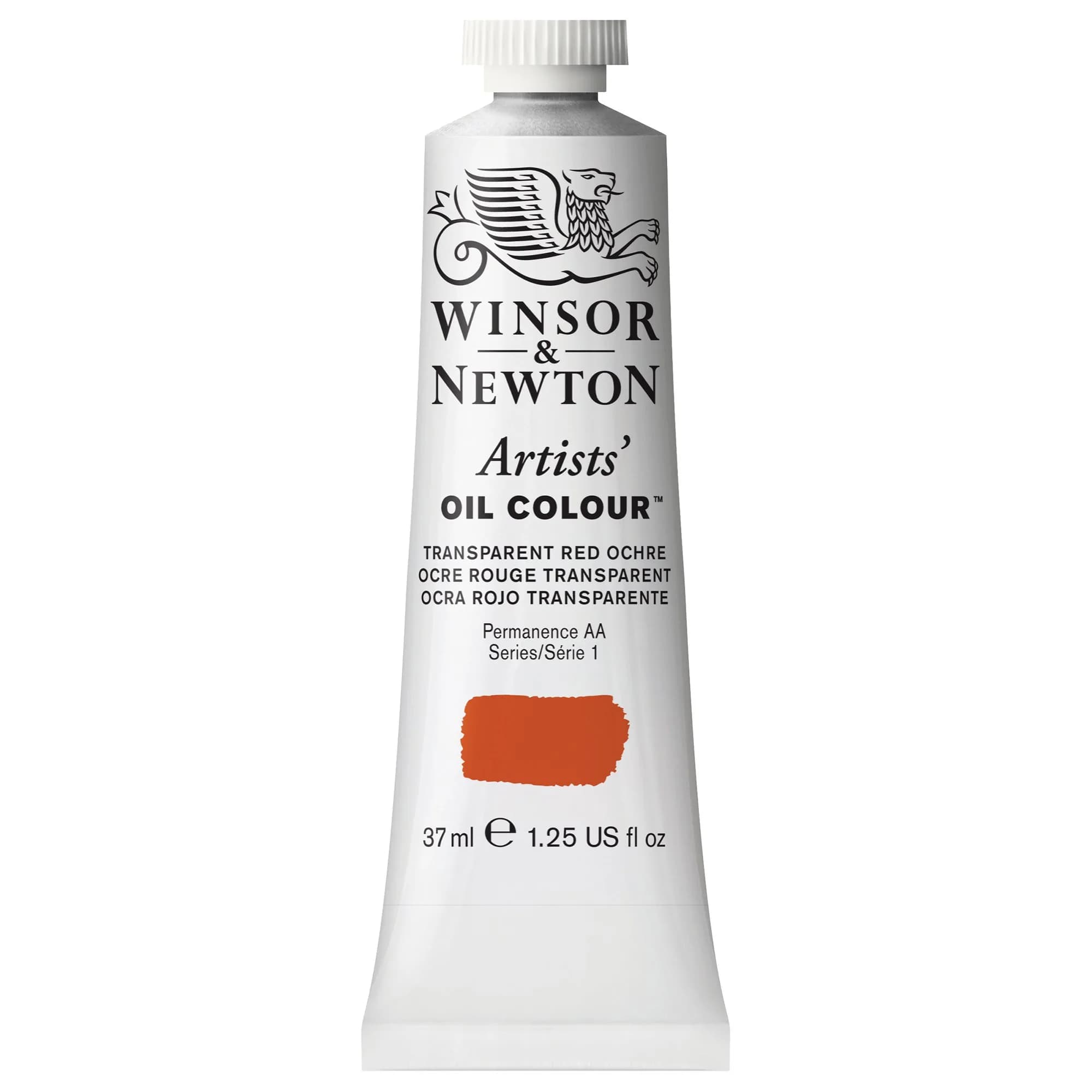 Winsor & Newton Artists' Oil Paint, 37ml Tube, Transparent Red Ochre | Professional Quality Oil Color for Artists