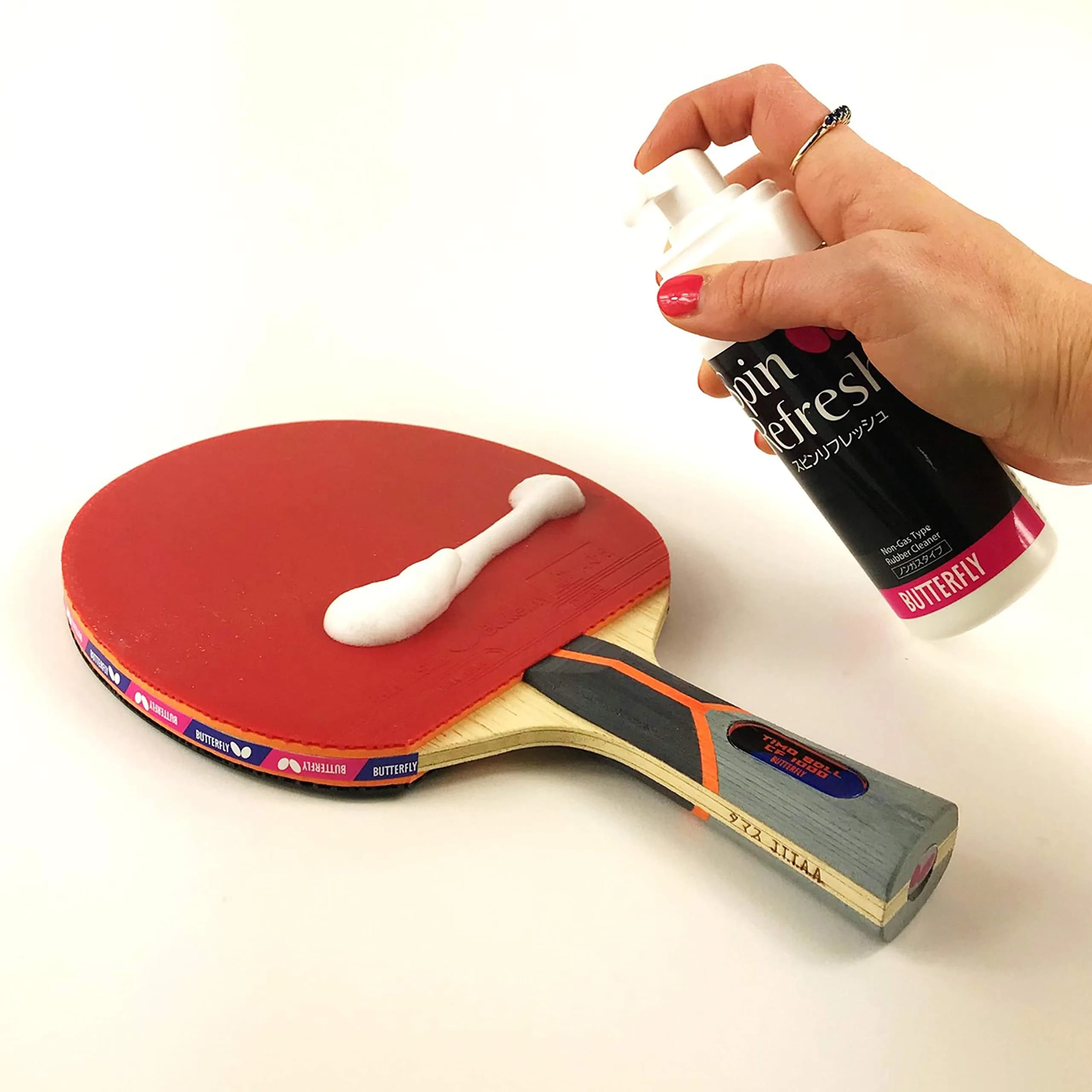 Butterfly Table Tennis Racket Care Kit | Spin Refresh Cleaner & Sponge | 150ml Bottle - view 5