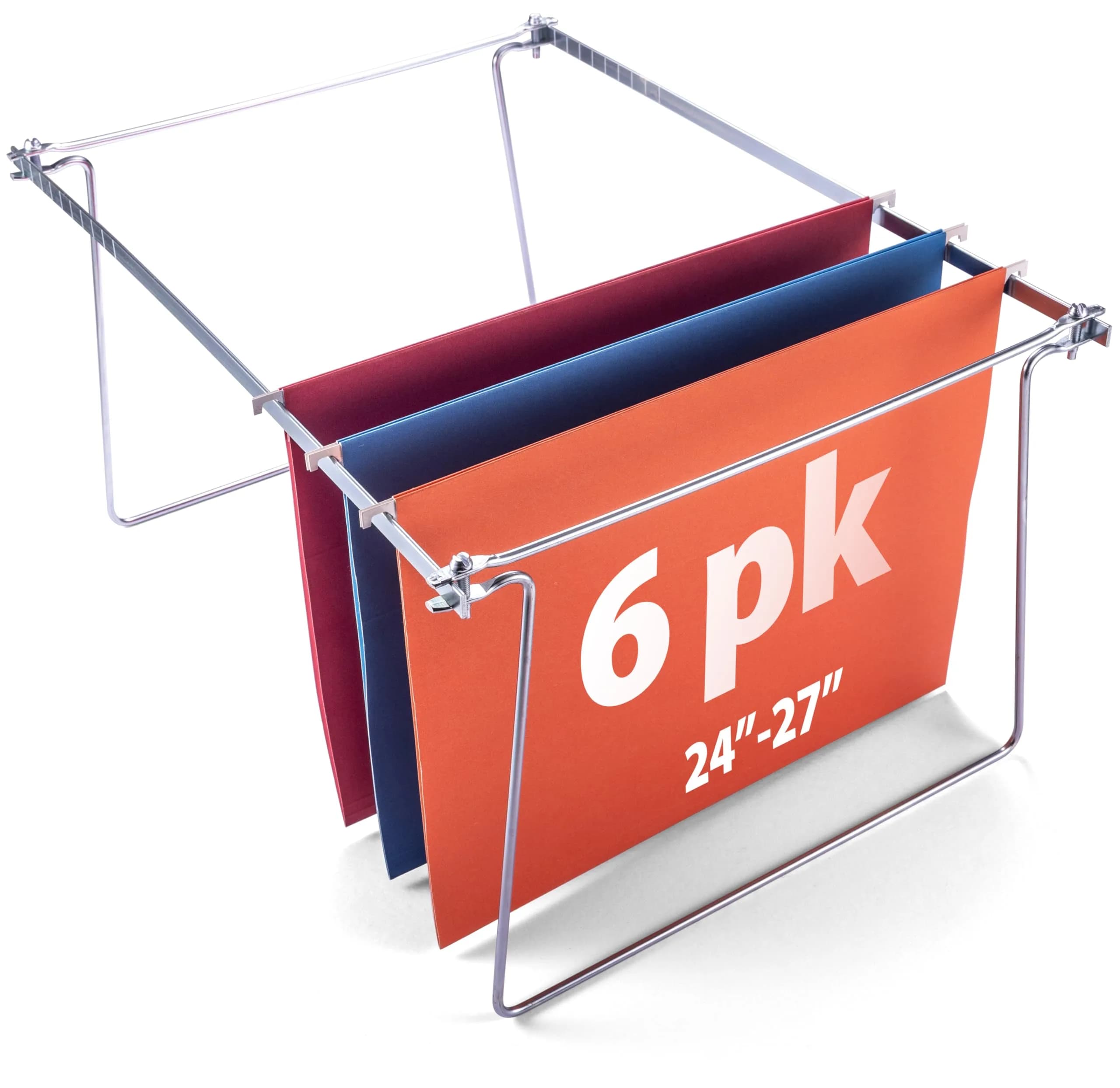 Officemate Adjustable Hanging File Frame Set of 6 | Fits 24″–27″ Spaces