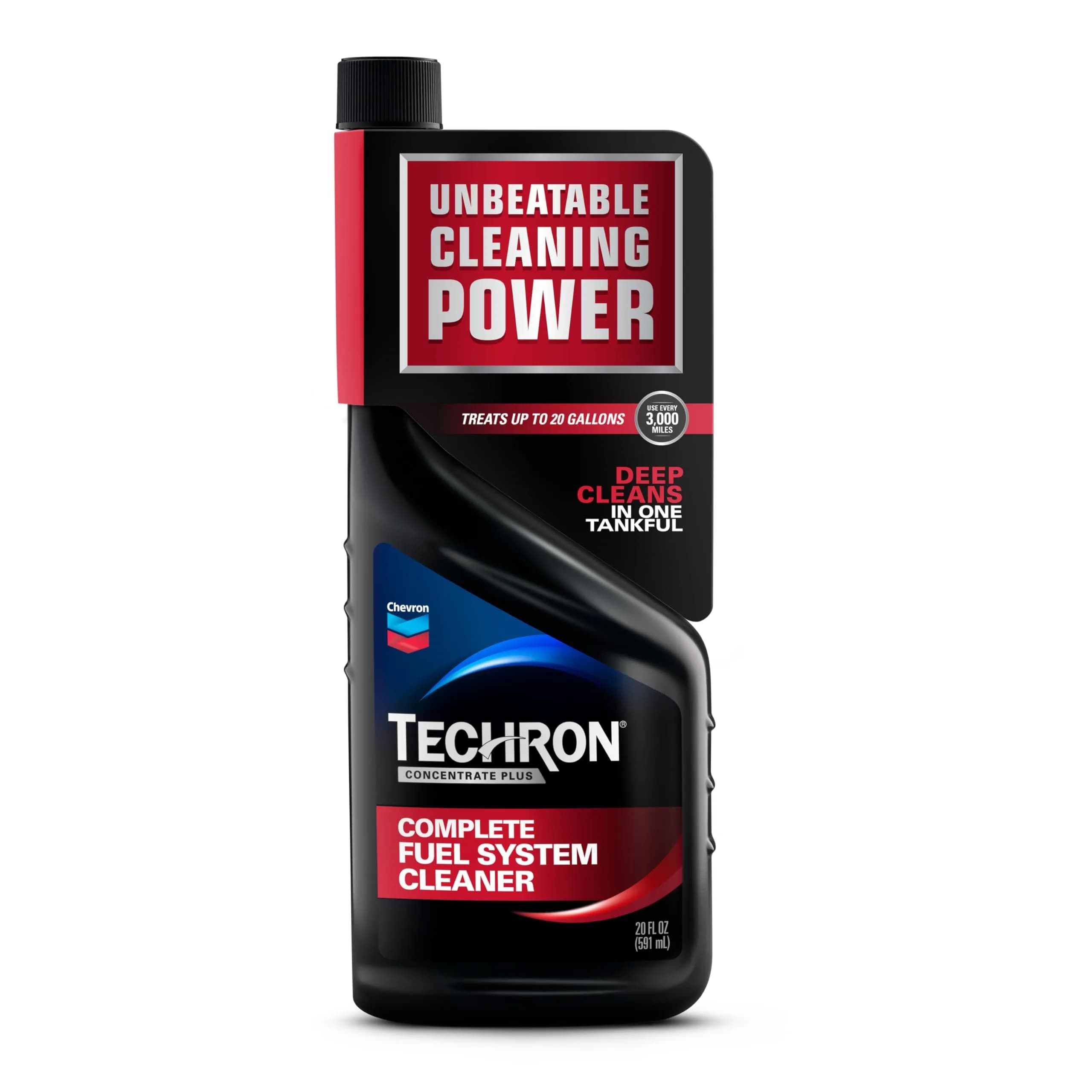 Chevron Techron Concentrate Plus Complete Fuel System Cleaner, 20 fl oz - main product image