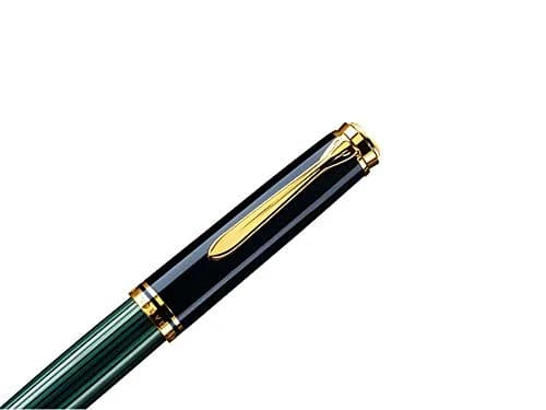 Pelikan Souverän M600 Fountain Pen, Extra-Fine Nib, Black/Green, 1 Count (Pack of 1) | Smooth Ink Flow thumbnail 2
