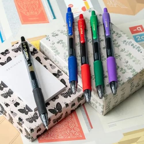PILOT G2 Premium Gel Ink Pens, Fine Point 0.7mm, Multi-Color, 8 Count | Smooth, Refillable, Quick Drying thumbnail 2