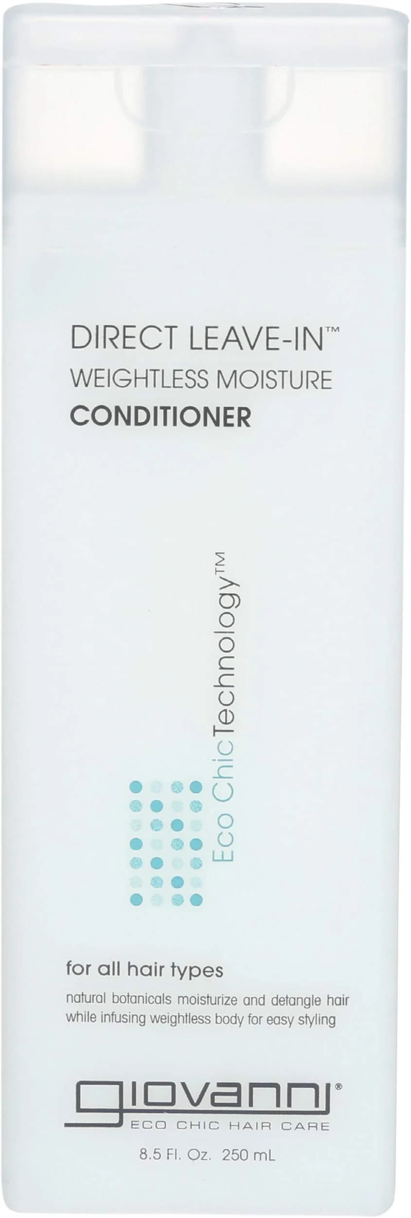 GIOVANNI Direct Leave In Weightless Moisture Conditioner 8.5 oz | Moisturizes & Detangles, Vegan & Cruelty-Free — multi