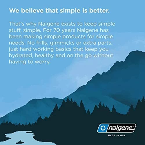 Nalgene HDPE Wide Mouth Water Bottle, Gray, 48 oz (1.5 L) | Durable & Leak-Proof for Active Lifestyles thumbnail 6
