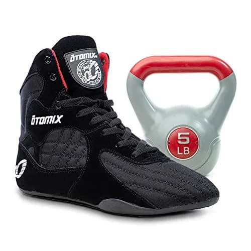 Otomix Men's Bodybuilding Lifting MMA & Wrestling Shoes Black 11 | Ultra Light Support & Traction thumbnail 8