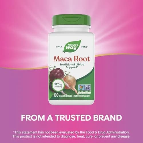 Nature's Way Maca Root Capsules 100 Count | Traditional Libido Support with 525 mg Maca thumbnail 4