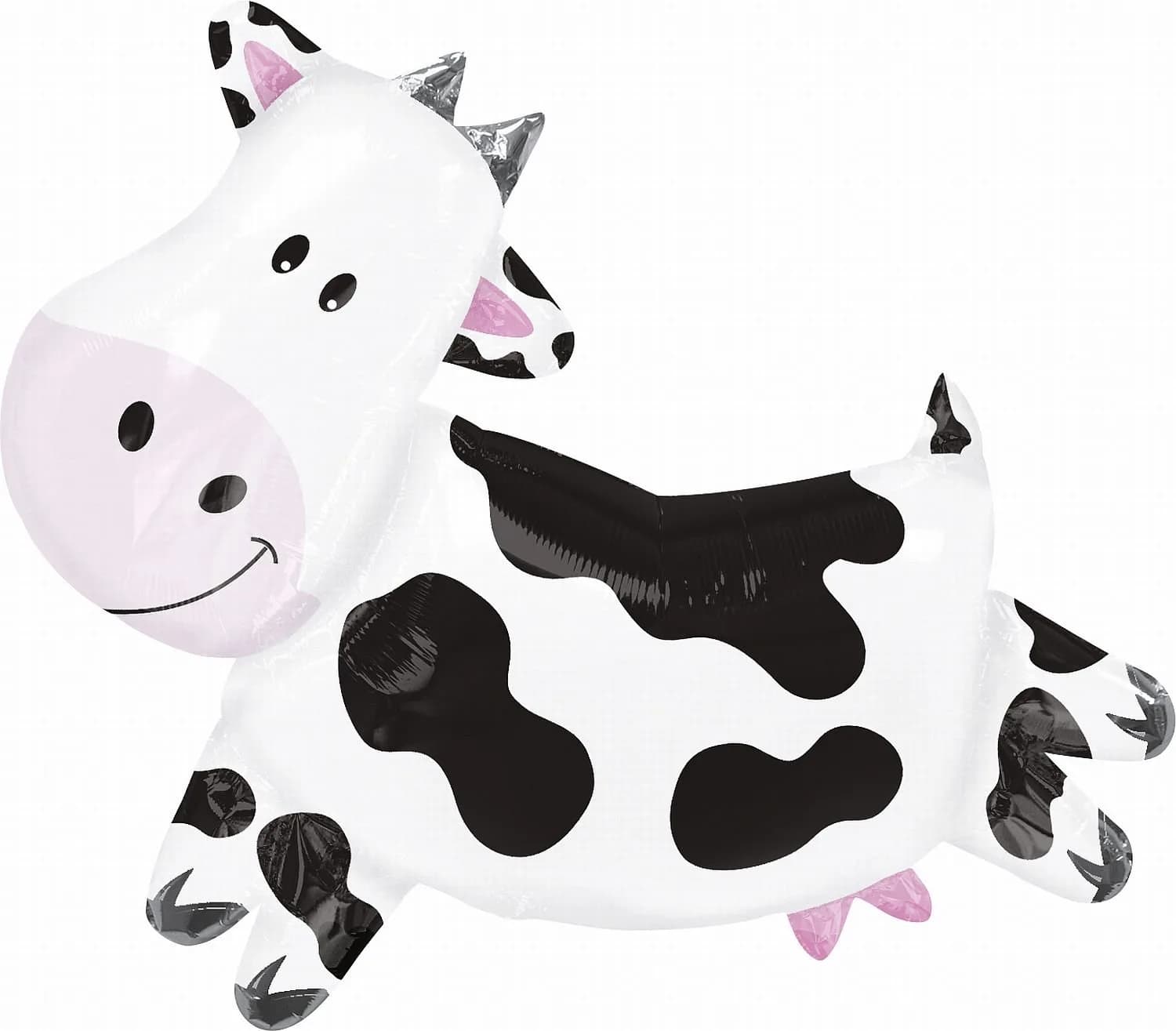 Amscan Cow Shape Mylar Foil Balloon 76cm (30 Inches) | Party Essential for Indian Celebrations - main product image