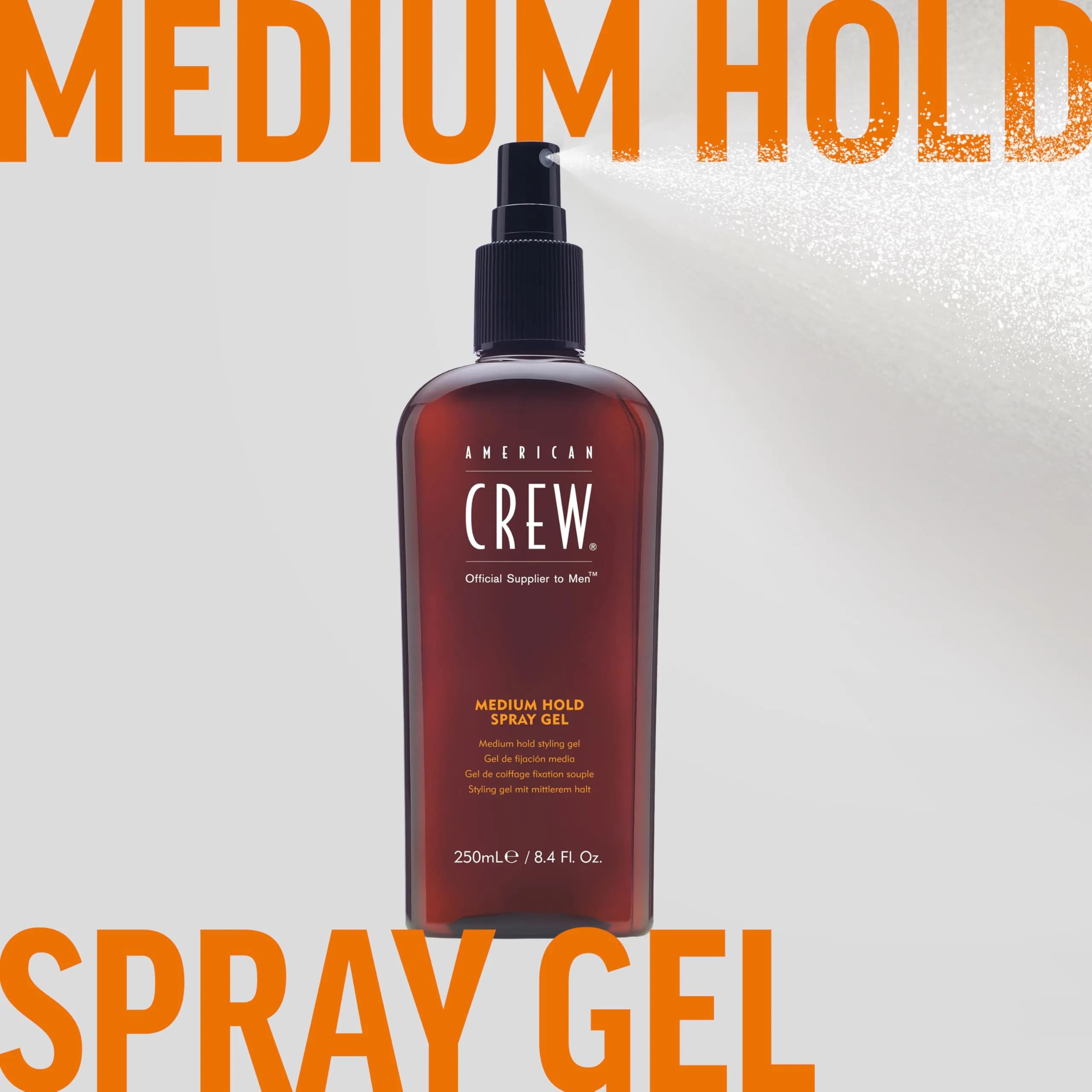 American Crew Men's Hair Spray, Medium Hold, 8.45 Fl Oz | Natural Look, Alcohol-Free - view 7
