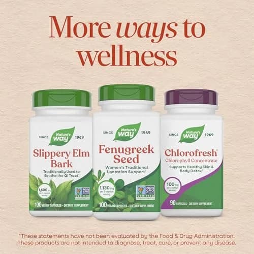 Nature's Way Fenugreek Seed Capsules 180 Count | Traditional Lactation & Digestion Support thumbnail 8