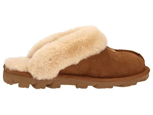 UGG Women's Coquette Slipper, Chestnut, 05 | Sheepskin Indoor-Outdoor Comfort thumbnail 4