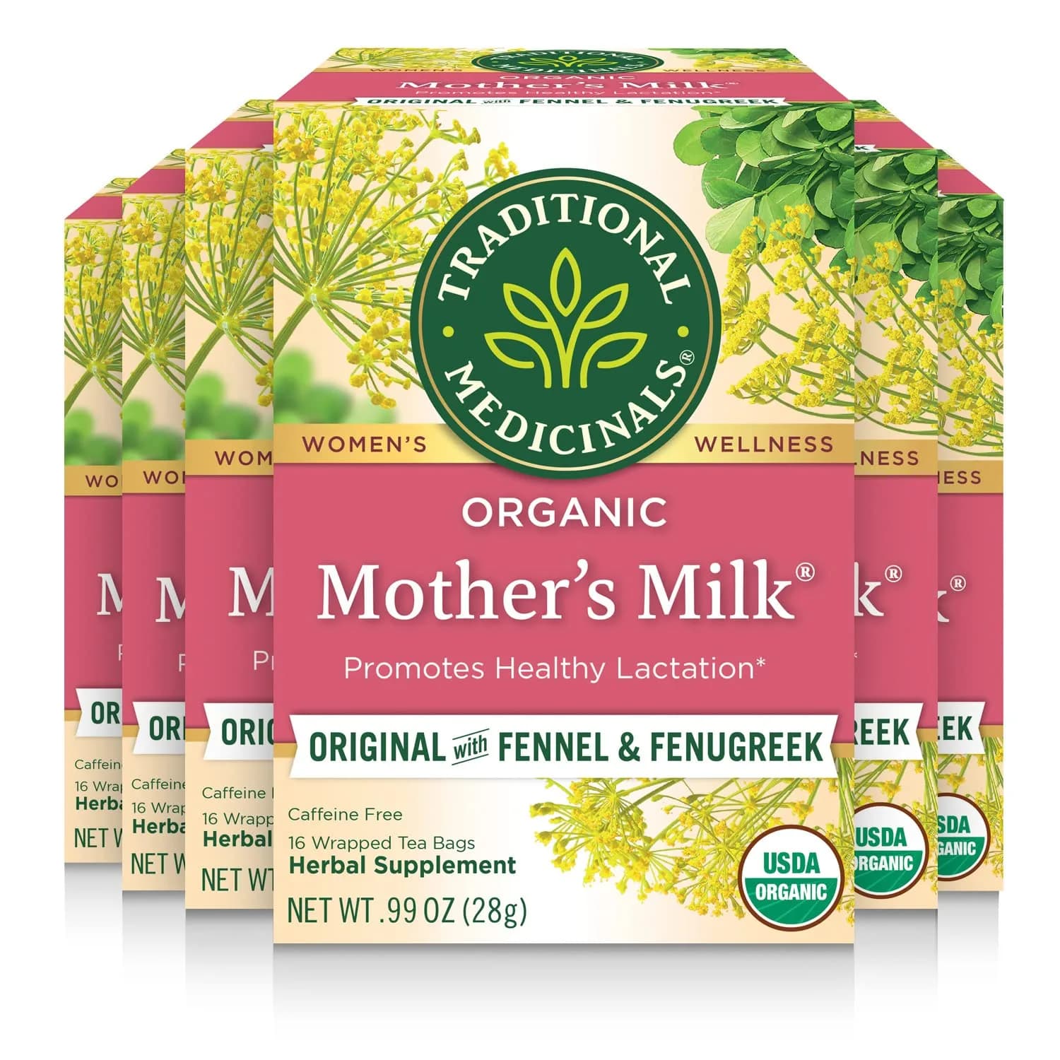 Traditional Medicinals Organic Mother's Milk Tea Bags 96 | Supports Lactation, Organic & Caffeine-Free — Mother's Milk