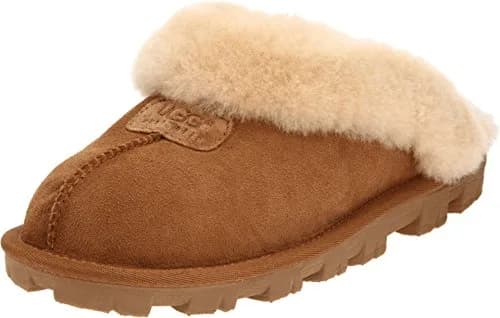 UGG Women's Coquette Slipper, Chestnut, Size 10 | Soft Sheepskin Comfort for Indoors & Outdoors thumbnail 1