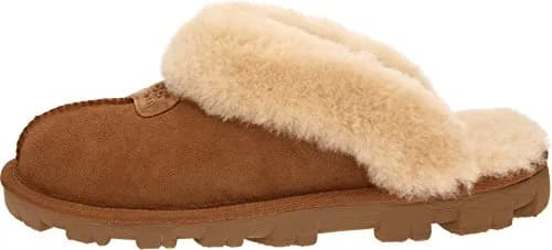 UGG Women's Coquette Slipper, Chestnut, Size 10 | Soft Sheepskin Comfort for Indoors & Outdoors thumbnail 2