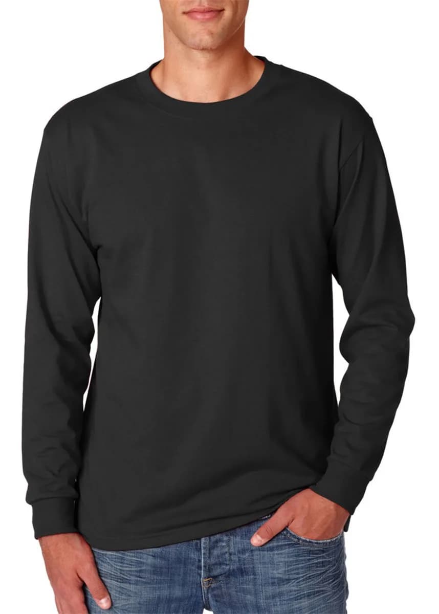Jerzees Dri-Power 50/50 Cotton/Poly Long Sleeve T-Shirt | Seamless Body, Preshrunk, Performance Fit