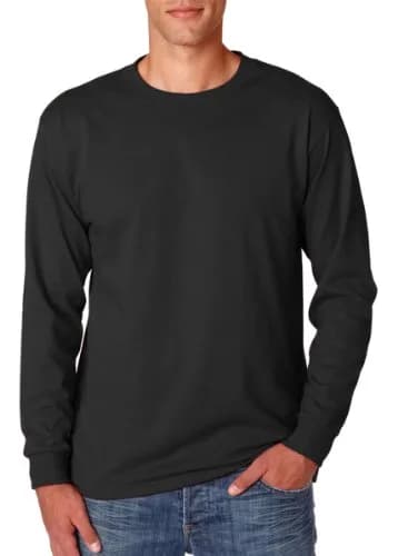 Jerzees Dri-Power 50/50 Cotton/Poly Long Sleeve T-Shirt | Seamless Body, Preshrunk, Performance Fit thumbnail 1